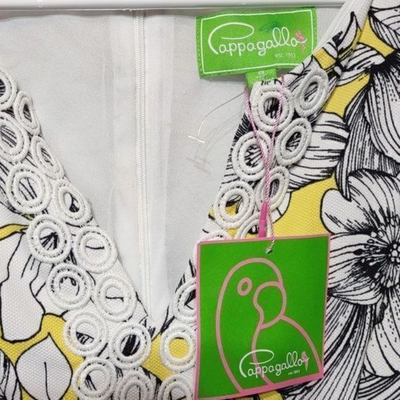 Pappagallo Sleeveless‎ Midi Dress Sz 8 - Picture 5 of 12